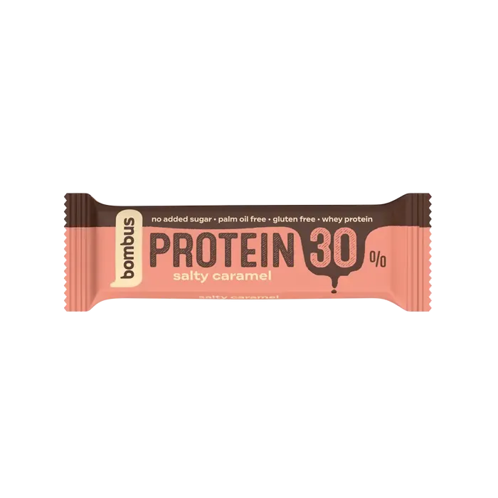 Bombus Protein 30 % tyčinka slaný karamel 50 g
